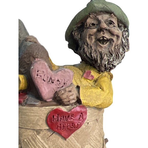 Vintage 3 Tom Clark Gnome Figures Val Olive You Have a Heart Valentines Estate - Picture 4 of 14